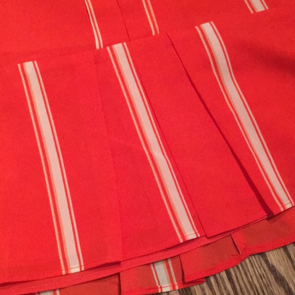 NWT Banana Republic red striped peplum tank blouse - Picture 4 of 5